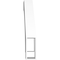 Ekena Millwork 3 1/2-in. W x 22-in. D x 22-in. H Imperial Architectural Grade PVC Knee Brace BRCP035X22X22IMP - alternate 3